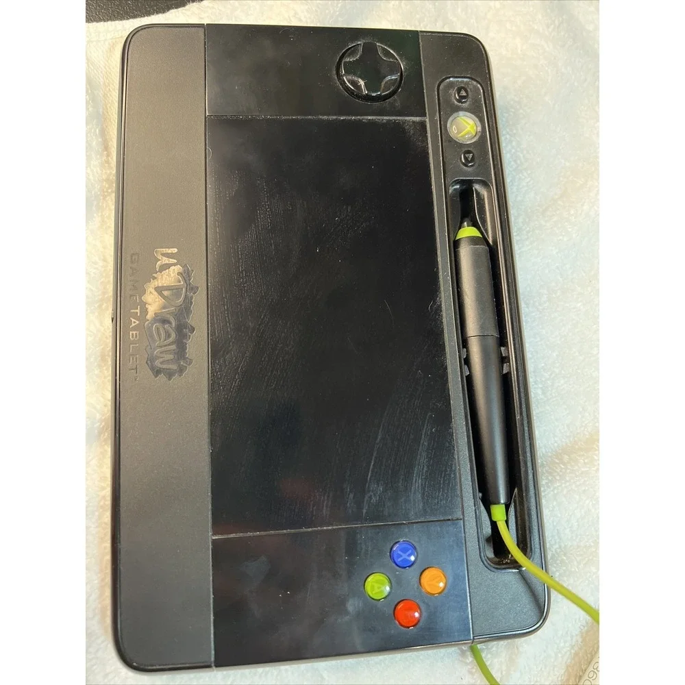 UDraw XBOX 360 Black Game Drawing Tablet  With Udraw Studio Instant Artist.